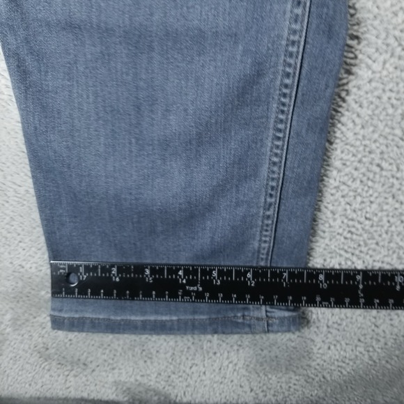 Paige Jeans Mens 38x32 Blue Federal Slim‎ Straight Stretch Preppy Medium Wash - Picture 7 of 9